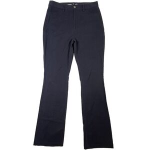 Old Navy High Rise Boot Cut Stretch Pants Women's 10 Tall Black Career Casual